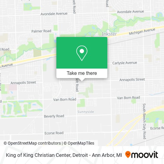 Mapa de King of King Christian Center
