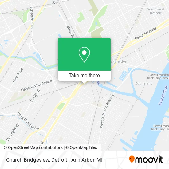 Church Bridgeview map