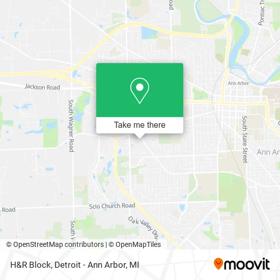 H&R Block map