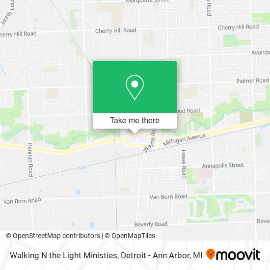 Walking N the Light Ministies map