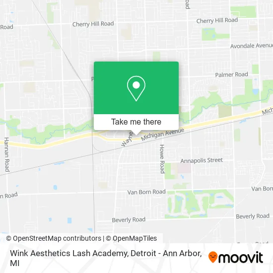Wink Aesthetics Lash Academy map