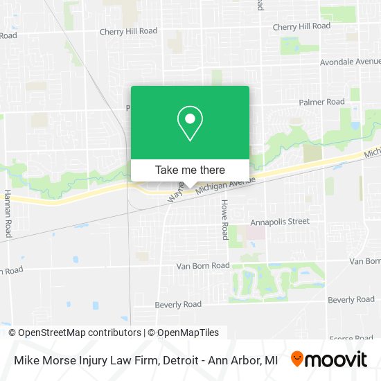 Mapa de Mike Morse Injury Law Firm