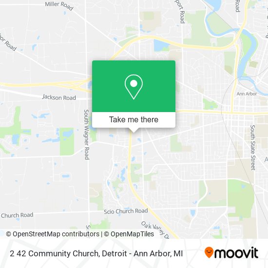 Mapa de 2 42 Community Church