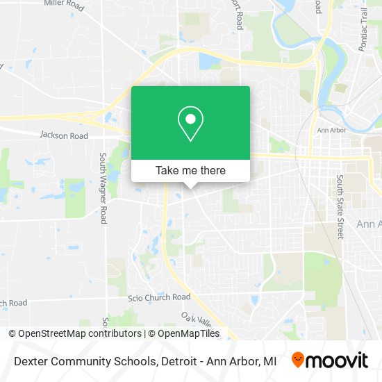 Dexter Community Schools map