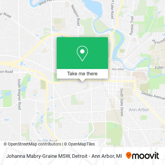 Johanna Mabry-Graine MSW map