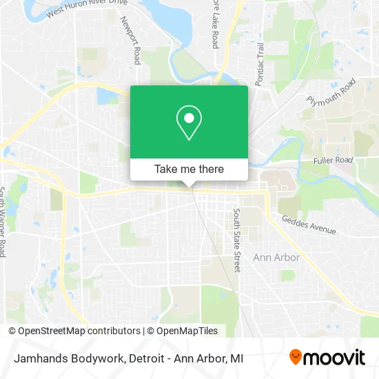 Jamhands Bodywork map