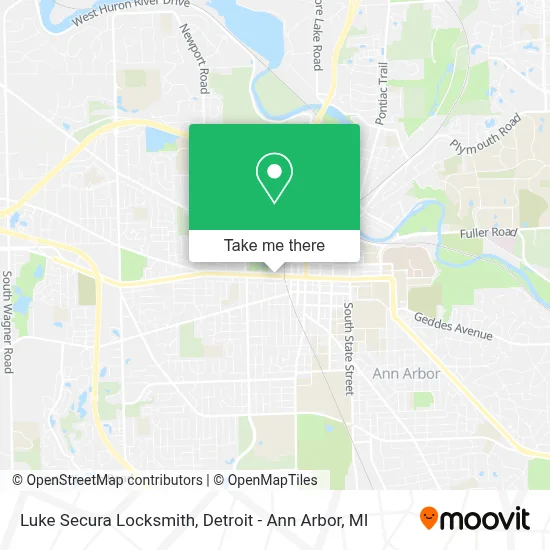 Luke Secura Locksmith map