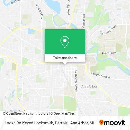 Locks Re-Keyed Locksmith map