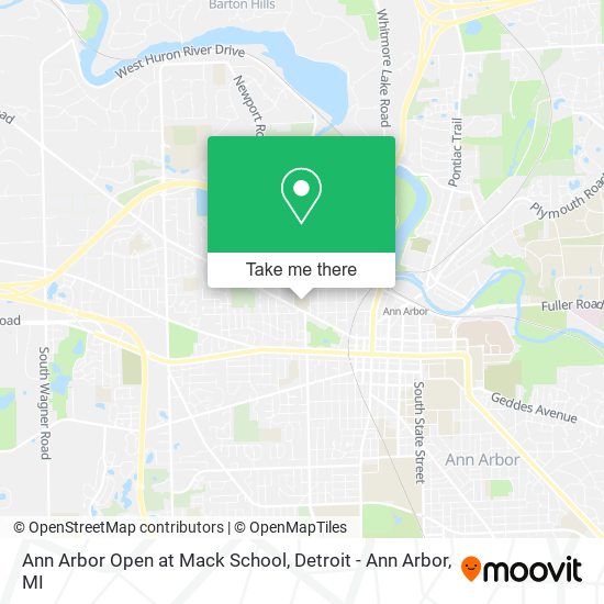 Mapa de Ann Arbor Open at Mack School