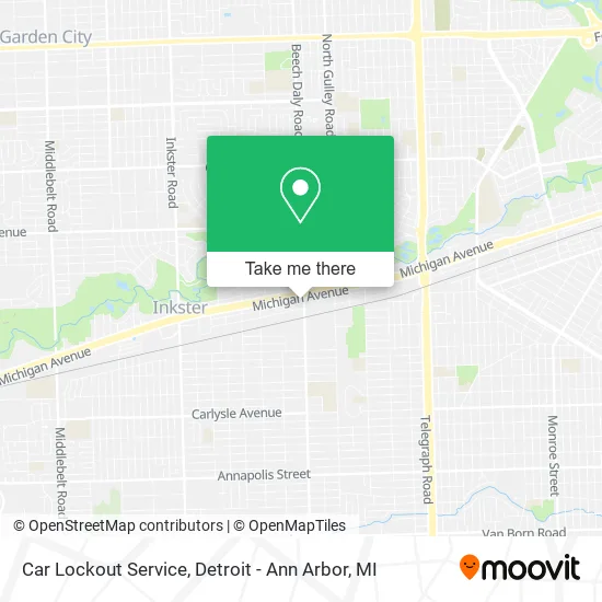 Car Lockout Service map