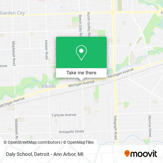 Mapa de Daly School