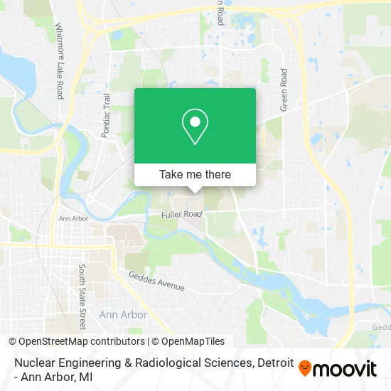 Mapa de Nuclear Engineering & Radiological Sciences