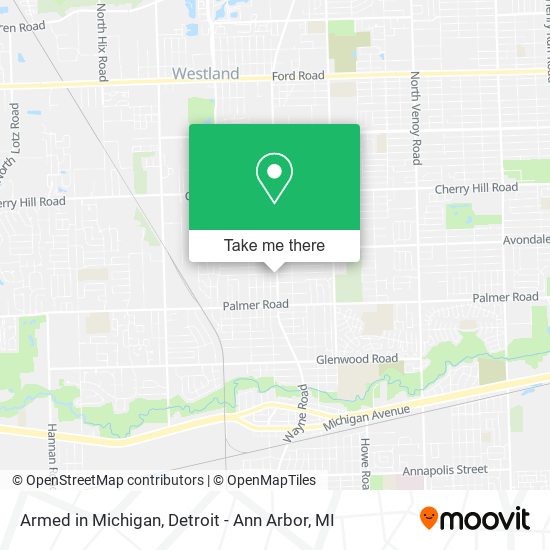 Mapa de Armed in Michigan