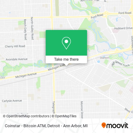 Coinstar - Bitcoin ATM map