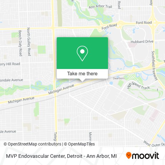 MVP Endovascular Center map