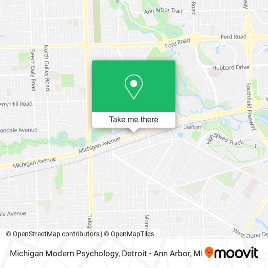 Mapa de Michigan Modern Psychology