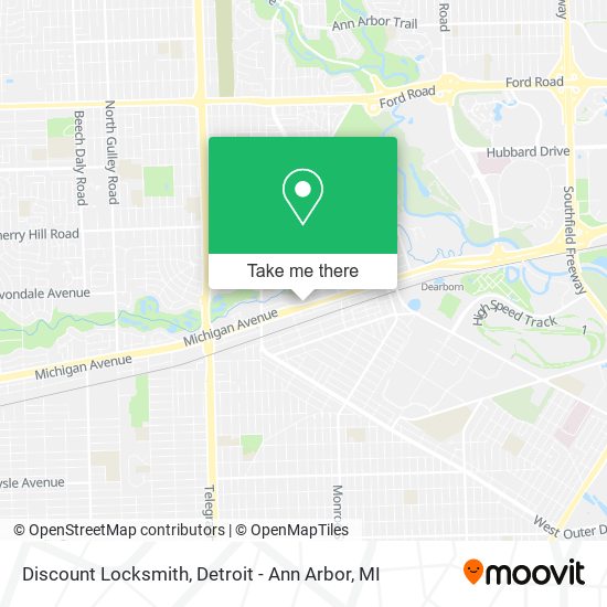 Discount Locksmith map