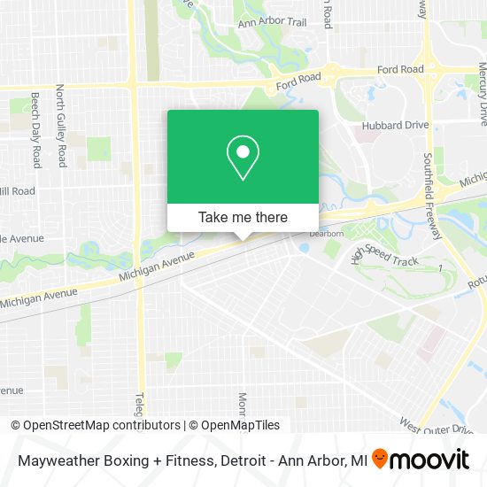 Mayweather Boxing + Fitness map