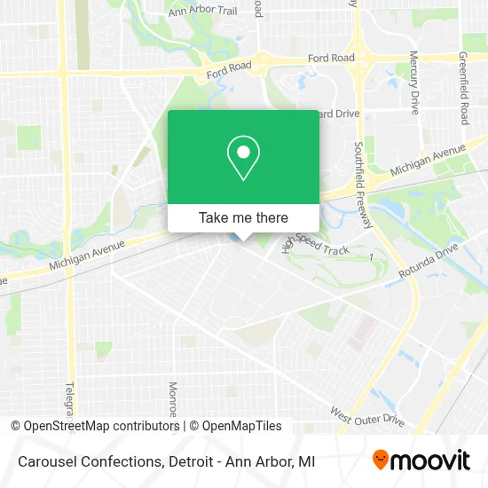 Carousel Confections map