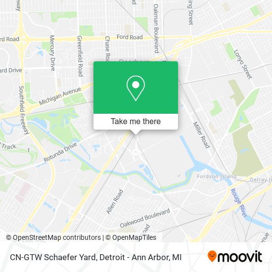 CN-GTW Schaefer Yard map