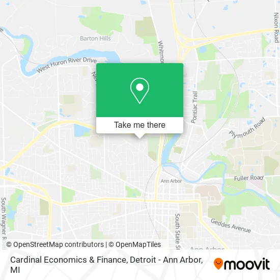 Cardinal Economics & Finance map