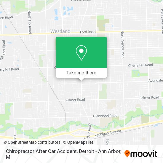 Mapa de Chiropractor After Car Accident