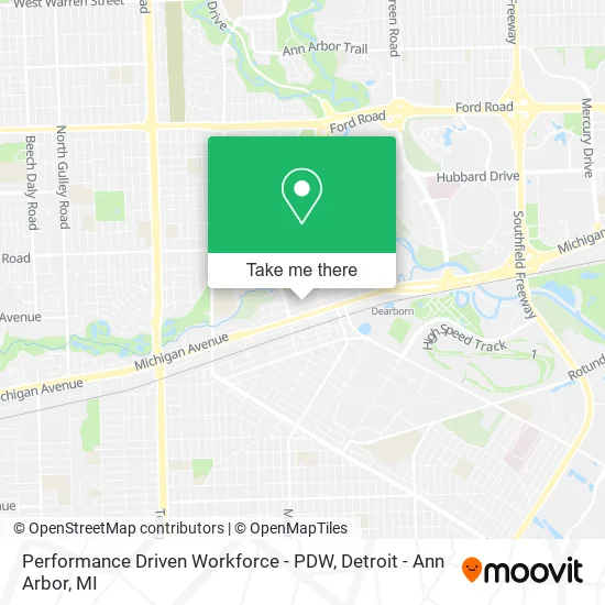 Performance Driven Workforce - PDW map
