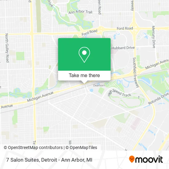 7 Salon Suites map