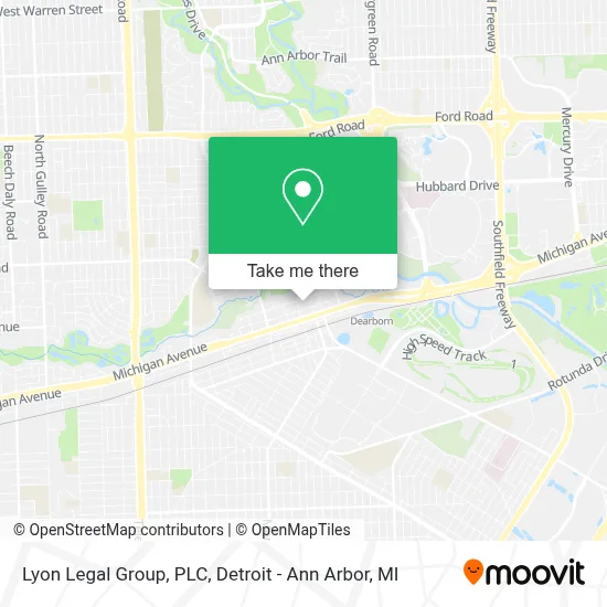 Lyon Legal Group, PLC map