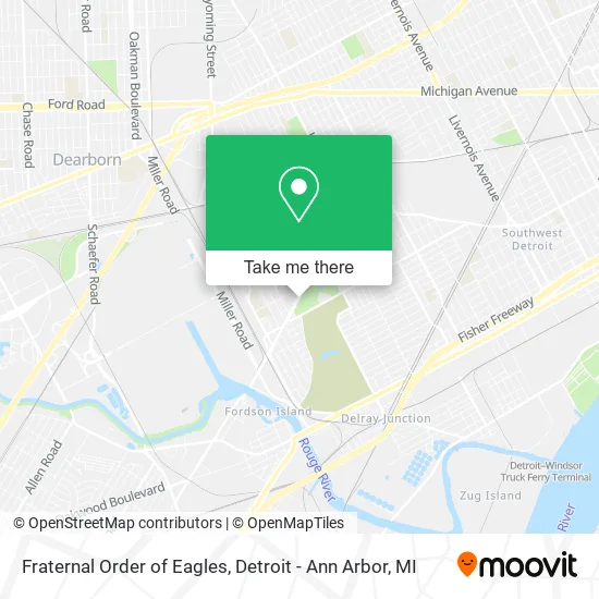 Fraternal Order of Eagles map