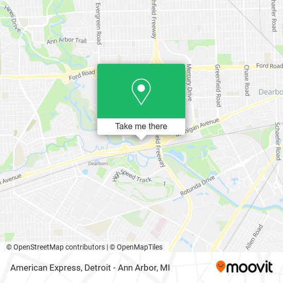 American Express map