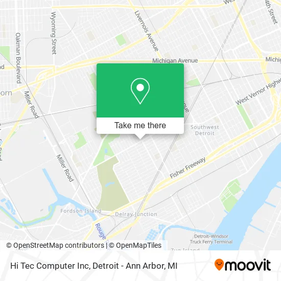 Hi Tec Computer Inc map