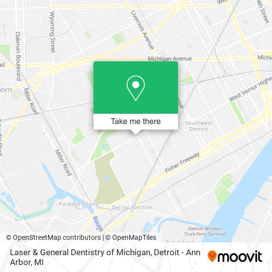 Mapa de Laser & General Dentistry of Michigan