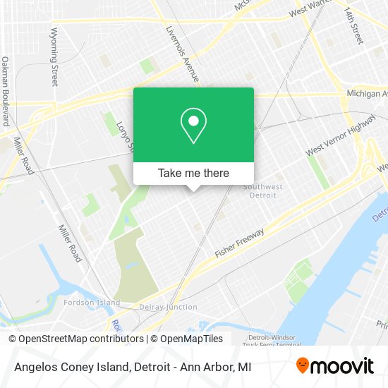 Angelos Coney Island map
