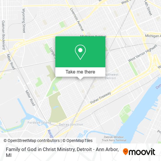 Family of God in Christ Ministry map