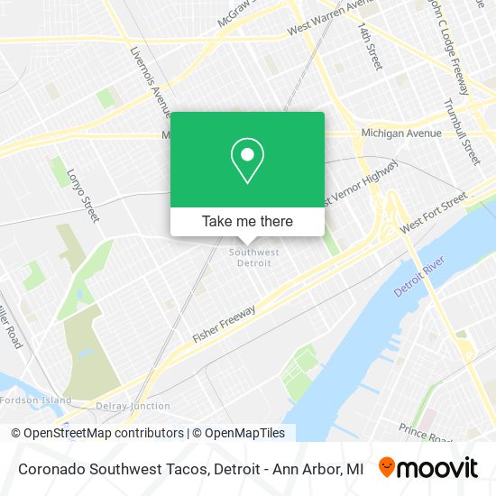 Coronado Southwest Tacos map