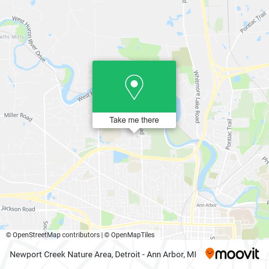 Newport Creek Nature Area map