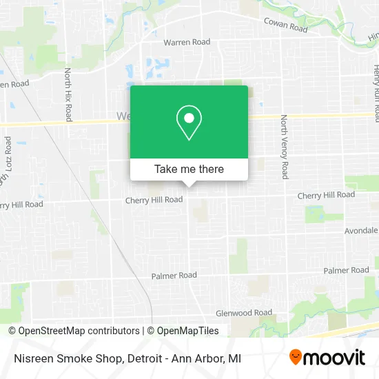 Nisreen Smoke Shop map