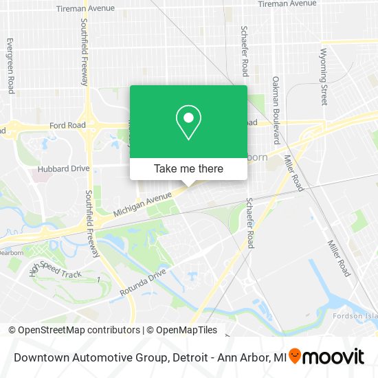 Downtown Automotive Group map