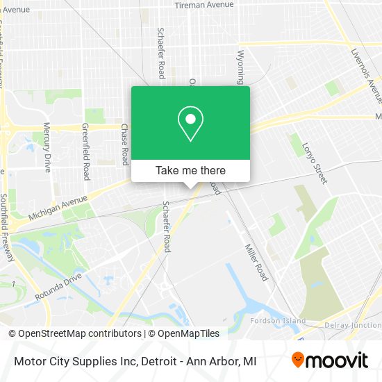 Mapa de Motor City Supplies Inc