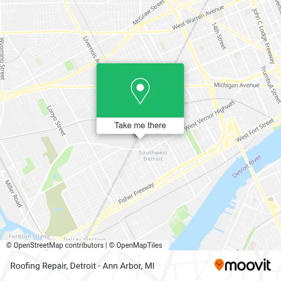 Roofing Repair map