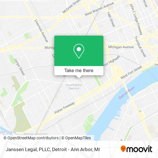 Mapa de Janssen Legal, PLLC