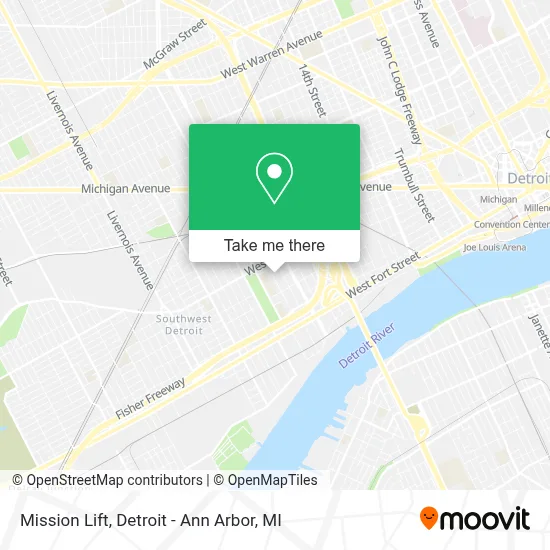 Mission Lift map