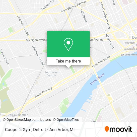Mapa de Cooper's Gym