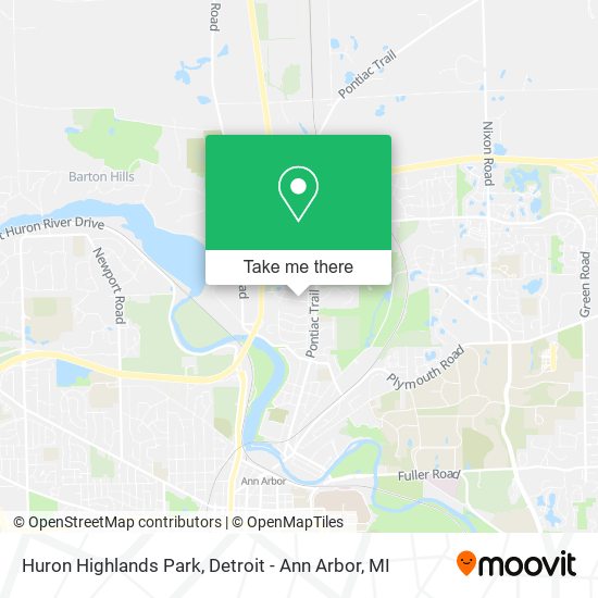 Huron Highlands Park map