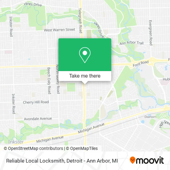 Reliable Local Locksmith map