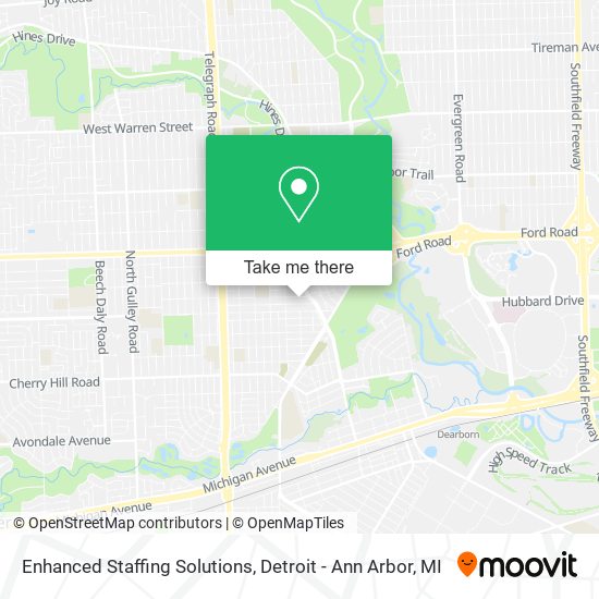 Enhanced Staffing Solutions map