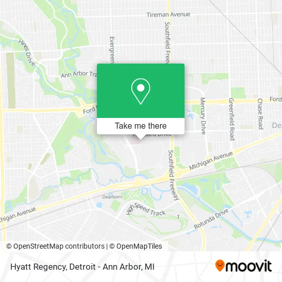 Hyatt Regency map