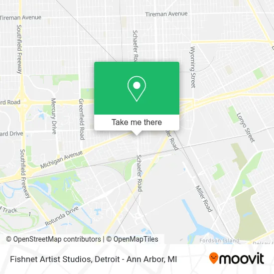 Fishnet Artist Studios map