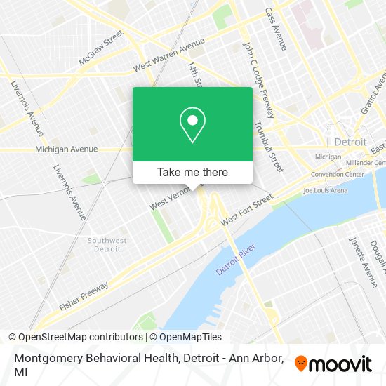 Montgomery Behavioral Health map